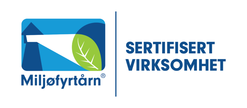 Miljofyrtarn_Sertifisert-virksomhet_Positiv-horisontal_Stor-800x349